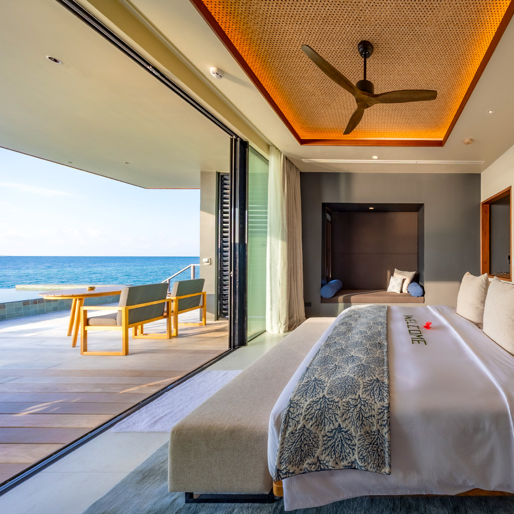 Sunset Ocean Pool Villa bedroom
