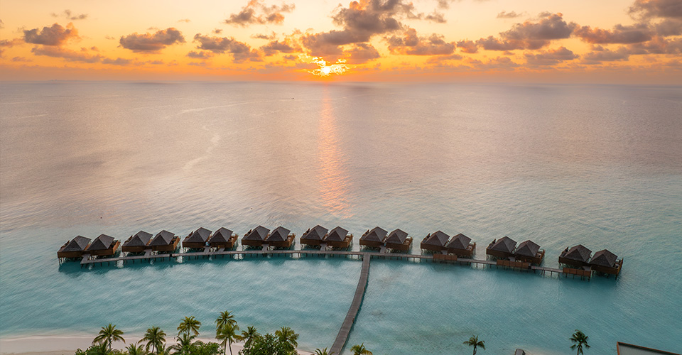 Sunset Ocean Villa Aerial